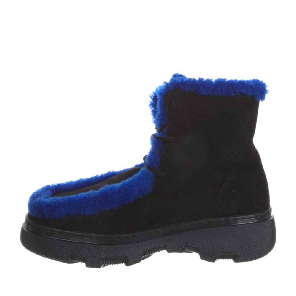 Burberry Suede Lug Boots